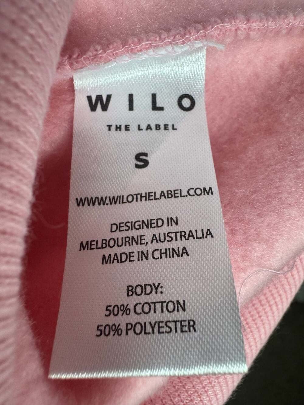 NEW Wilo The Label Club Wilo Pink Hoodie - Picture 5 of 6
